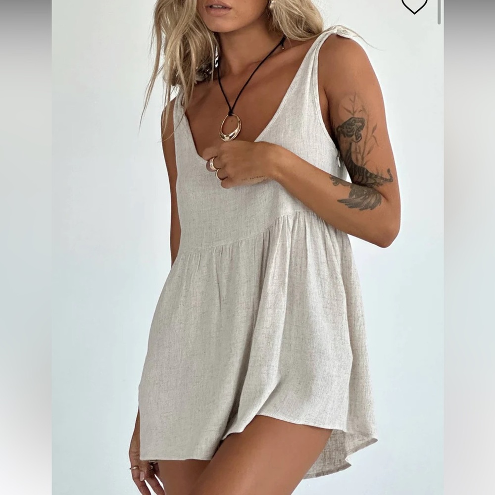 Princess Polly Tay romper beige